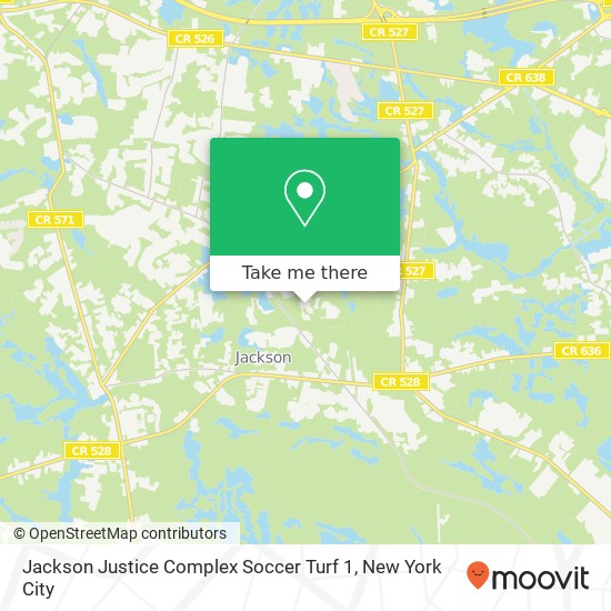 Mapa de Jackson Justice Complex Soccer Turf 1