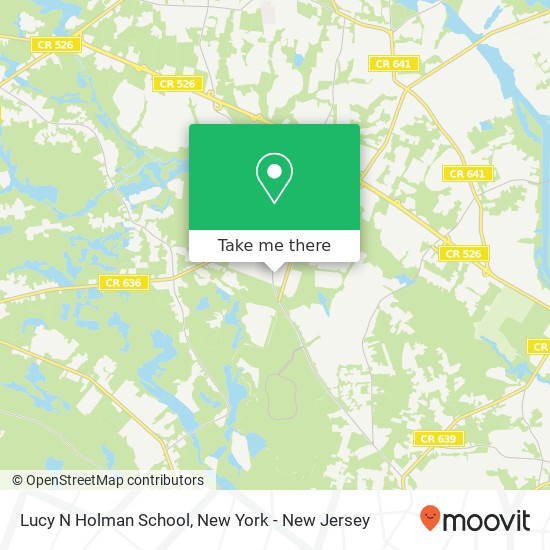 Lucy N Holman School map