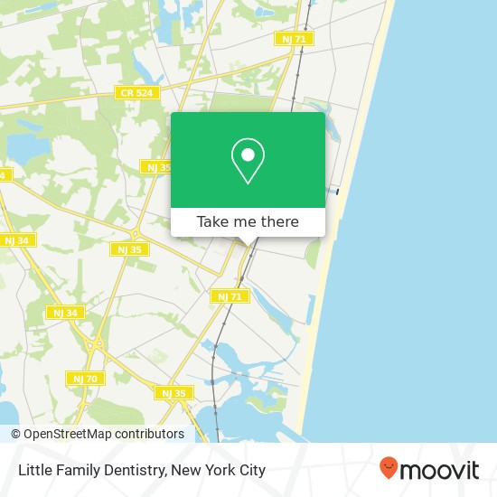 Little Family Dentistry map