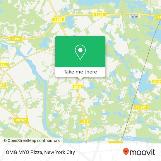 Mapa de OMG MYO Pizza