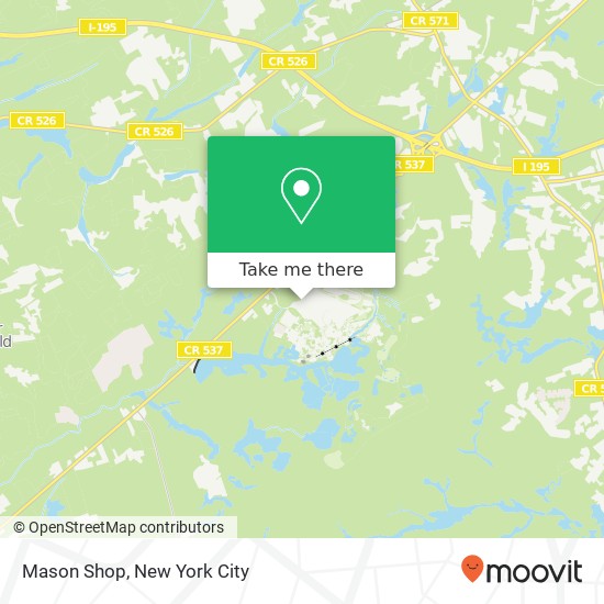 Mason Shop map