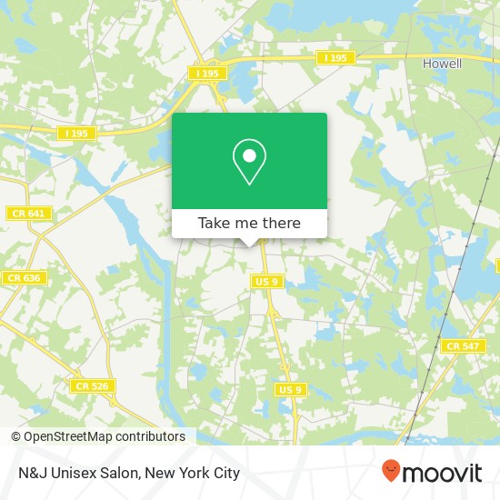 N&J Unisex Salon map