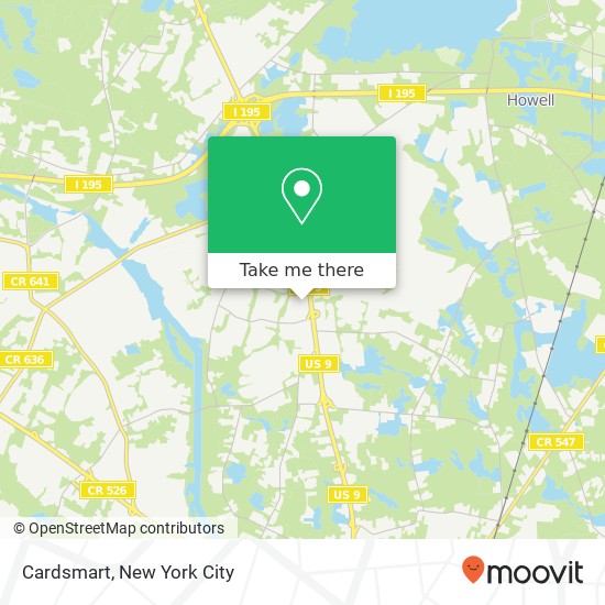 Cardsmart map