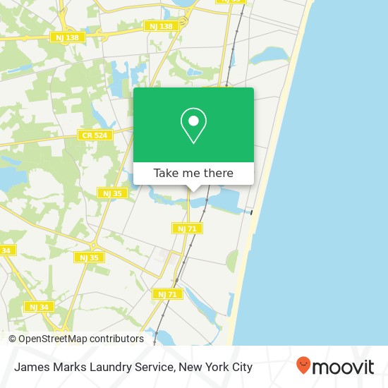 James Marks Laundry Service map
