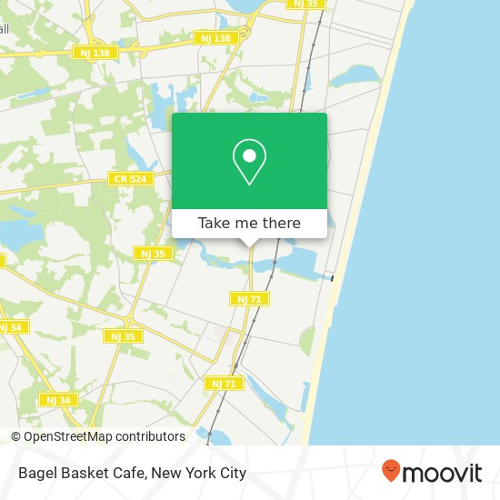 Mapa de Bagel Basket Cafe