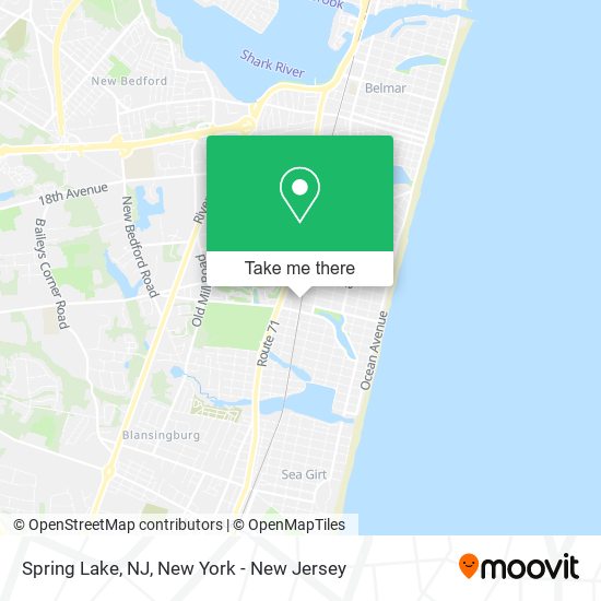 Spring Lake, NJ map