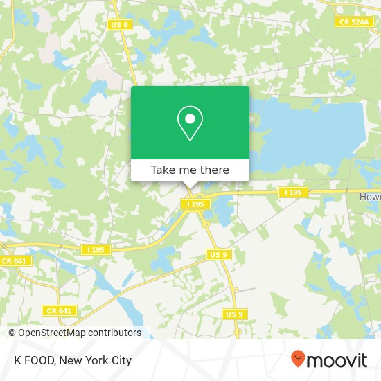 Mapa de K FOOD