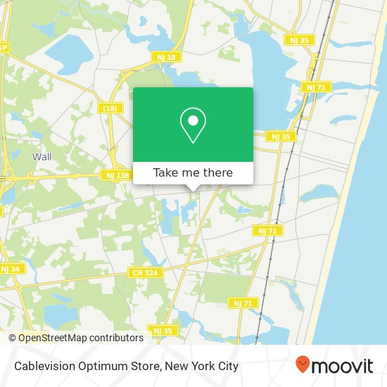 Cablevision Optimum Store map