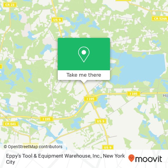 Mapa de Eppy's Tool & Equipment Warehouse, Inc.