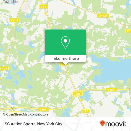 SC Action Sports map