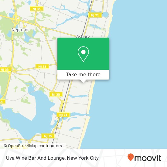 Mapa de Uva Wine Bar And Lounge