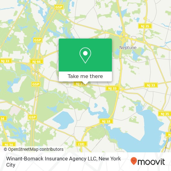 Winant-Bomack Insurance Agency LLC map
