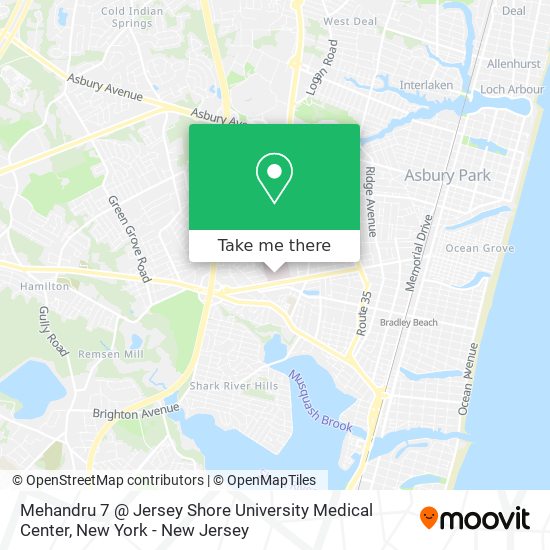 Mehandru 7 @ Jersey Shore University Medical Center map