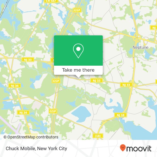 Chuck Mobile map