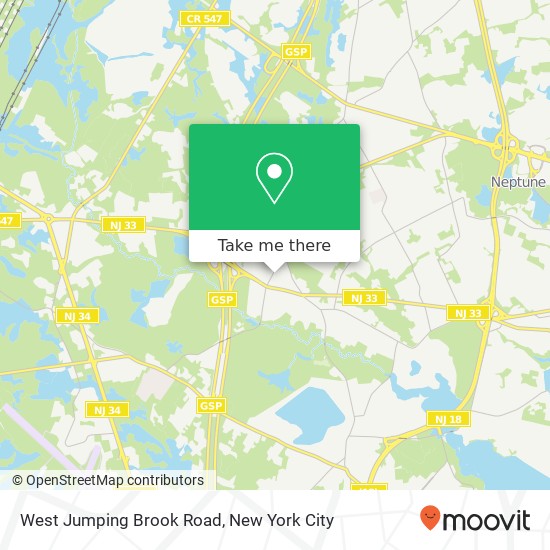 Mapa de West Jumping Brook Road