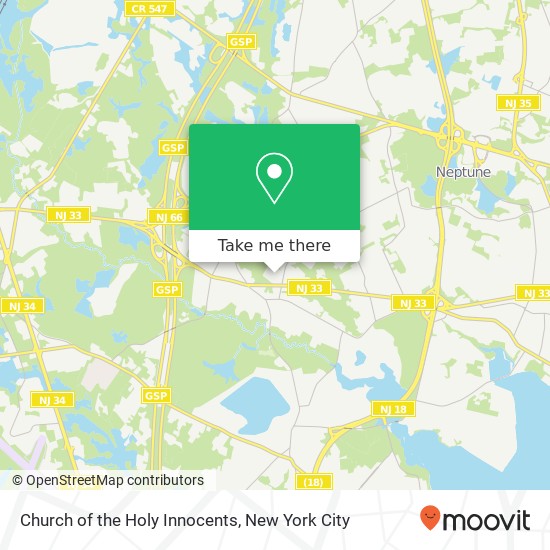 Church of the Holy Innocents map