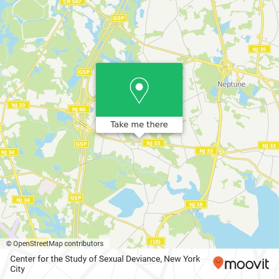 Center for the Study of Sexual Deviance map