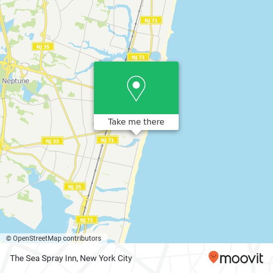 The Sea Spray Inn map