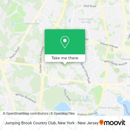 Mapa de Jumping Brook Country Club