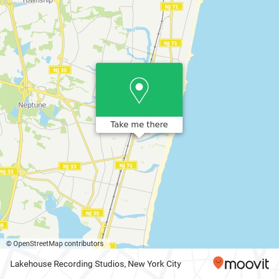 Mapa de Lakehouse Recording Studios