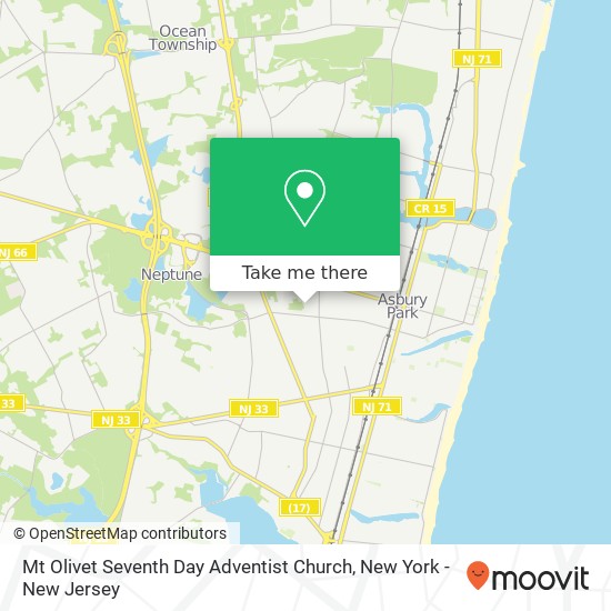 Mapa de Mt Olivet Seventh Day Adventist Church