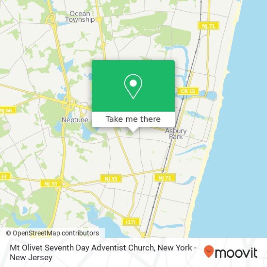 Mt Olivet Seventh Day Adventist Church map