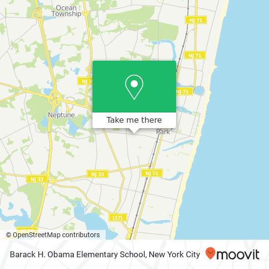 Barack H. Obama Elementary School map