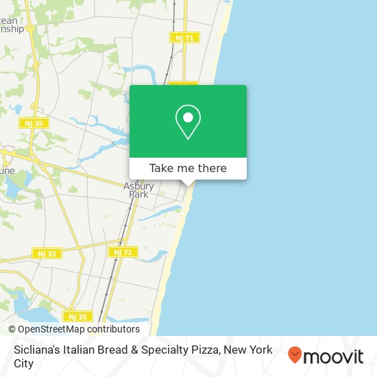 Sicliana's Italian Bread & Specialty Pizza map