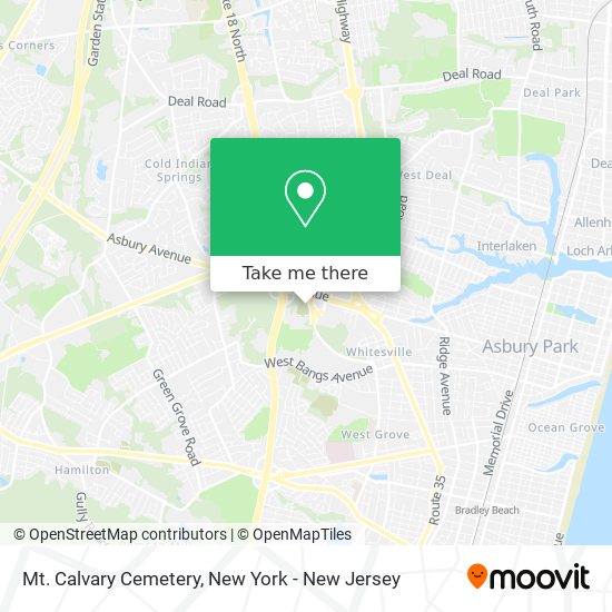 Mapa de Mt. Calvary Cemetery