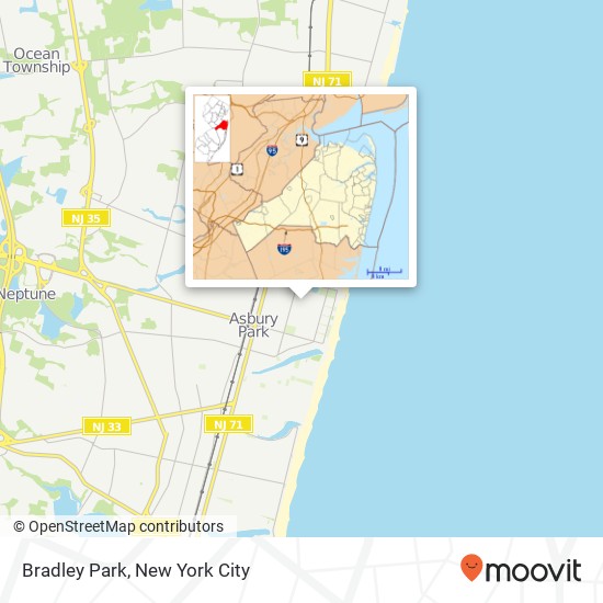 Mapa de Bradley Park