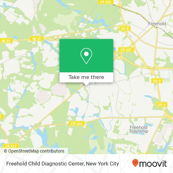 Freehold Child Diagnostic Center map