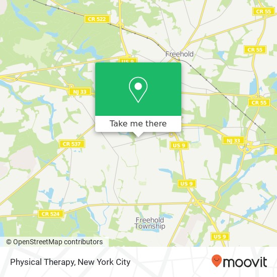 Mapa de Physical Therapy