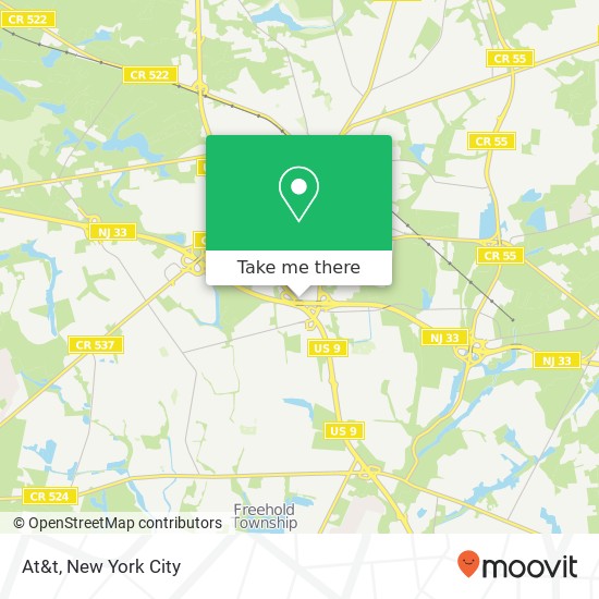 At&t map