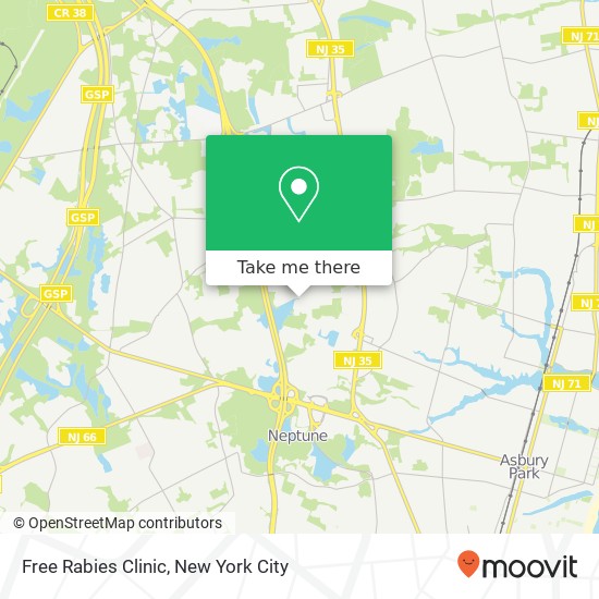 Free Rabies Clinic map