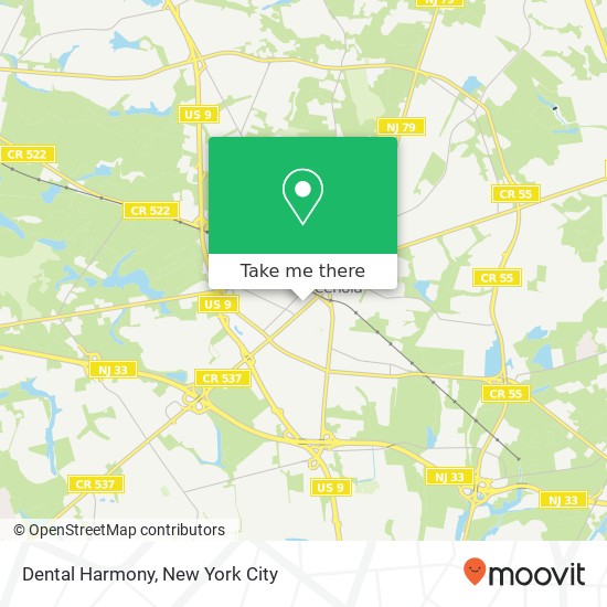 Mapa de Dental Harmony