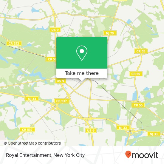 Mapa de Royal Entertainment