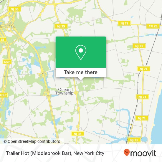 Trailer Hot (Middlebrook Bar) map