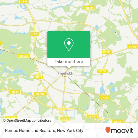 Remax Homeland Realtors map