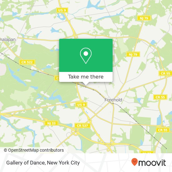 Gallery of Dance map