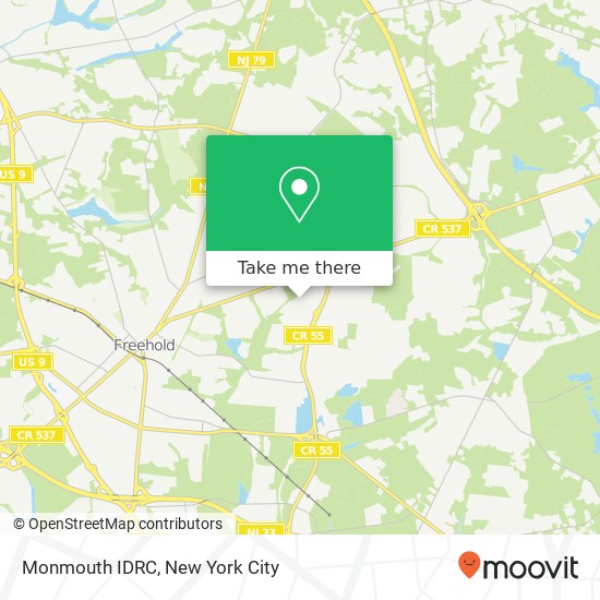 Mapa de Monmouth IDRC