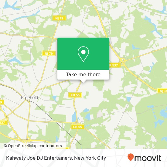 Mapa de Kahwaty Joe DJ Entertainers