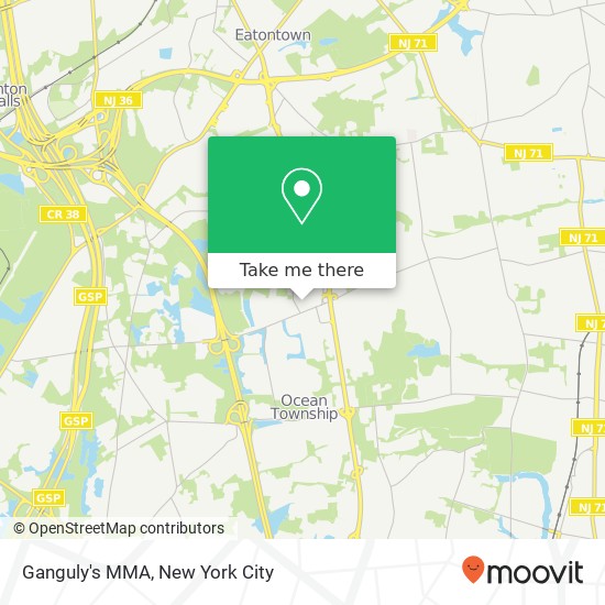 Mapa de Ganguly's MMA