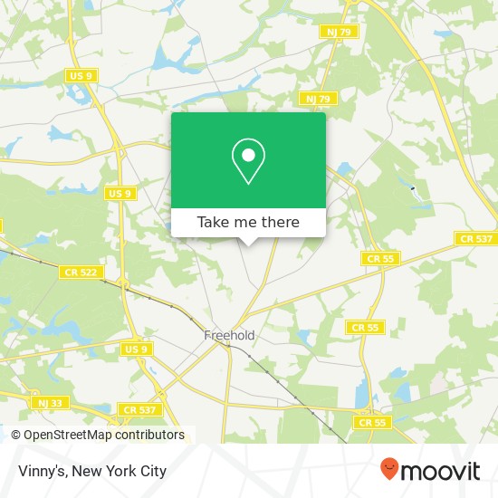 Vinny's map