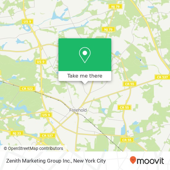 Mapa de Zenith Marketing Group Inc.