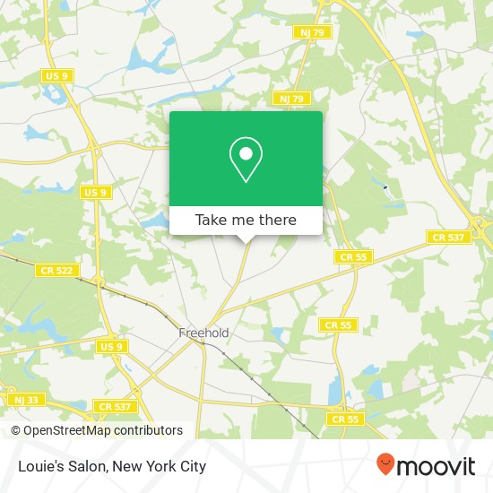 Mapa de Louie's Salon
