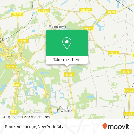 Smokers Lounge map