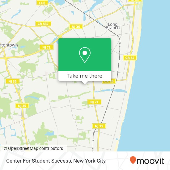 Center For Student Success map