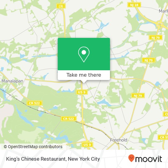 King's Chinese Restaurant map
