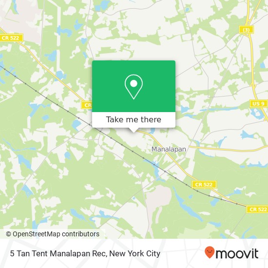 5 Tan Tent Manalapan Rec map