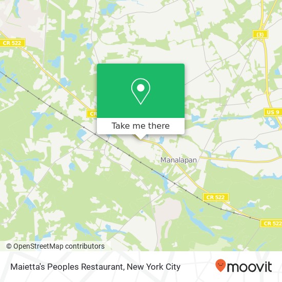 Mapa de Maietta's Peoples Restaurant